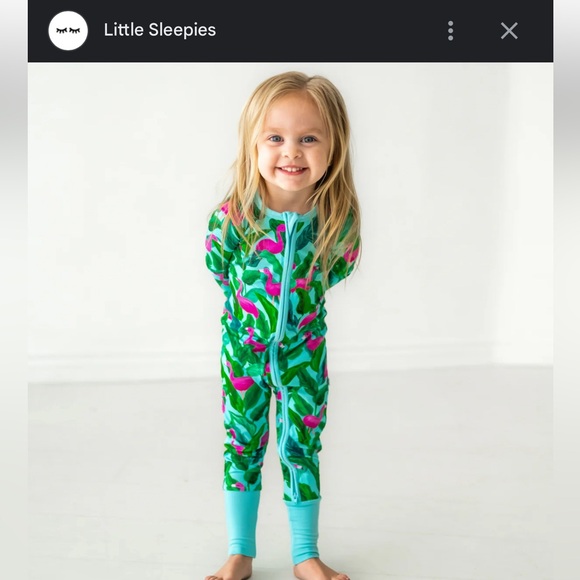 Little sleepies 6-12 Palm Springs zippie - Picture 6 of 6